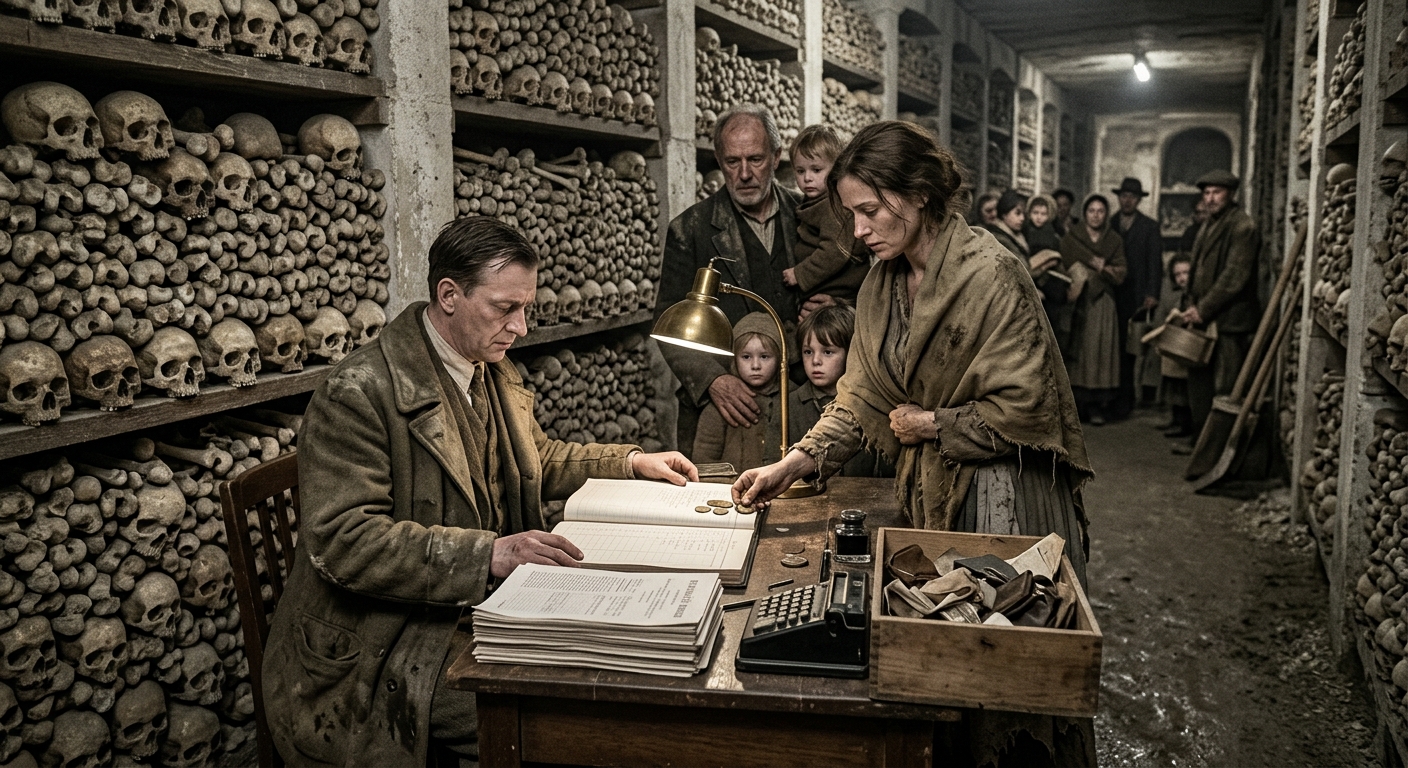 Ossuary Allies — On the Final Transaction, rendered as photograph.