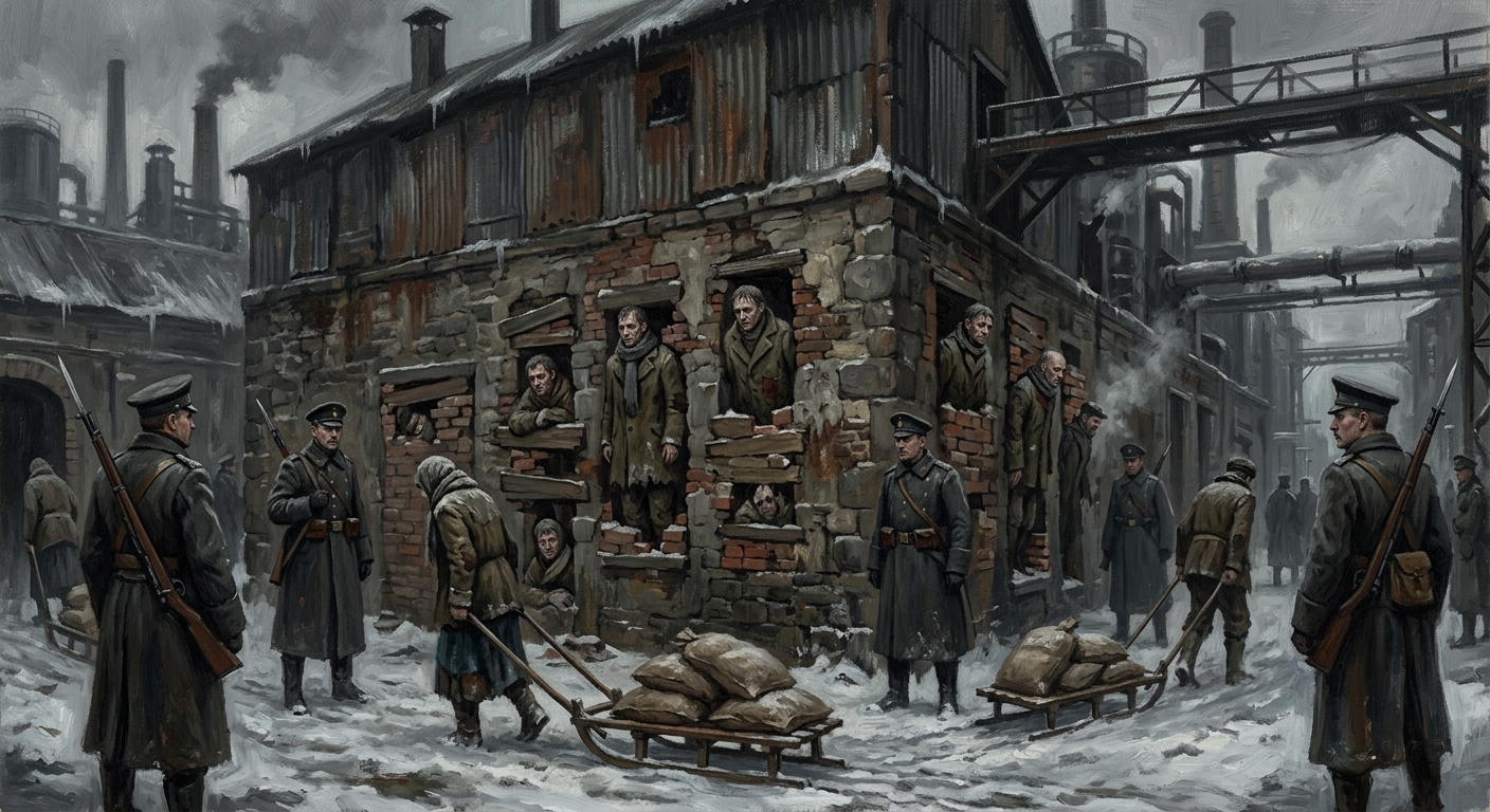 Ration Plunder Winter — Ration Plunder Winter, rendered as oil-painting.