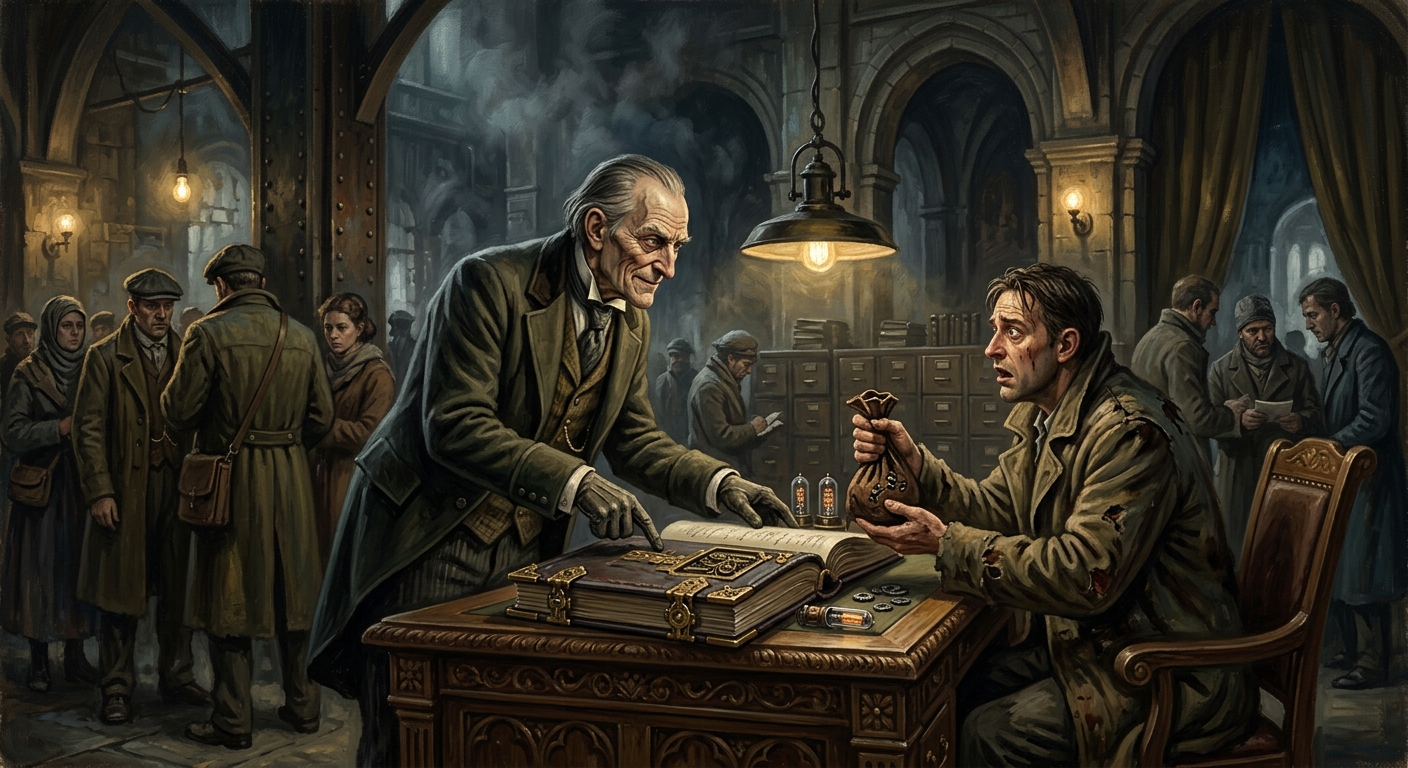 Name-Merchant — Name-Merchant, rendered as oil-painting.