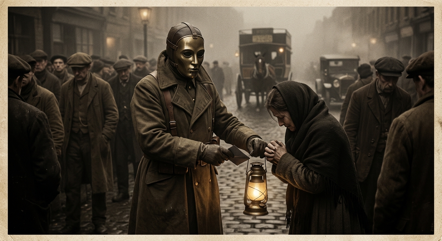 Fog Preachers — On the Licensed Mask, rendered as photograph.
