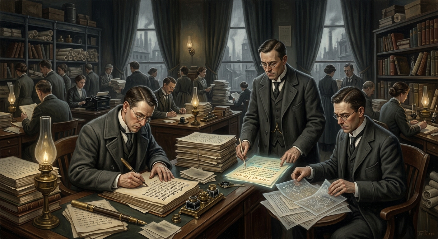 Tongue-Smiths — Tongue-Smiths, rendered as oil-painting.