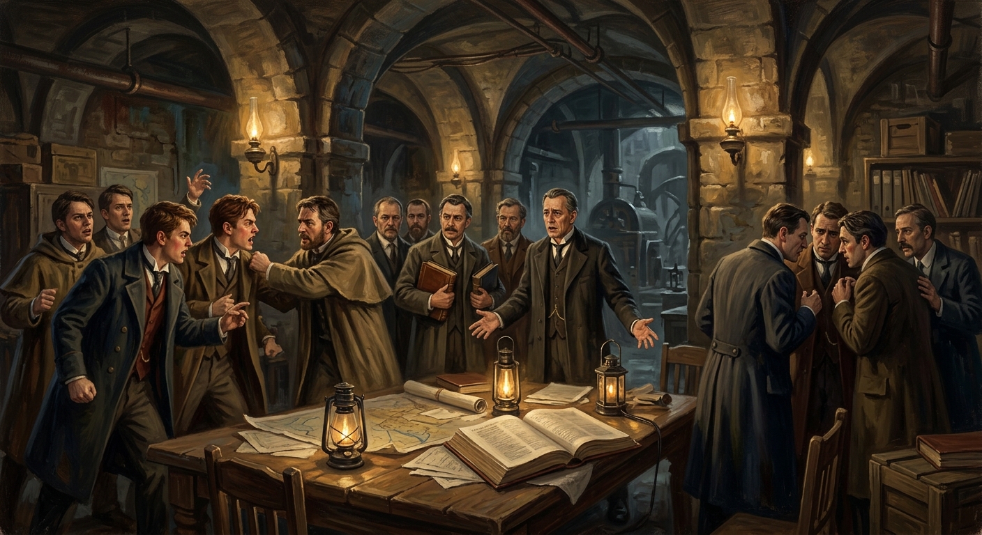 Brotherhood Schism of Cologne — Brotherhood Schism of Cologne, rendered as oil-painting.