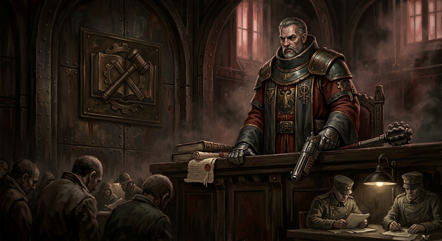 Judge Marrowe — Judge Marrowe, rendered as oil-painting.