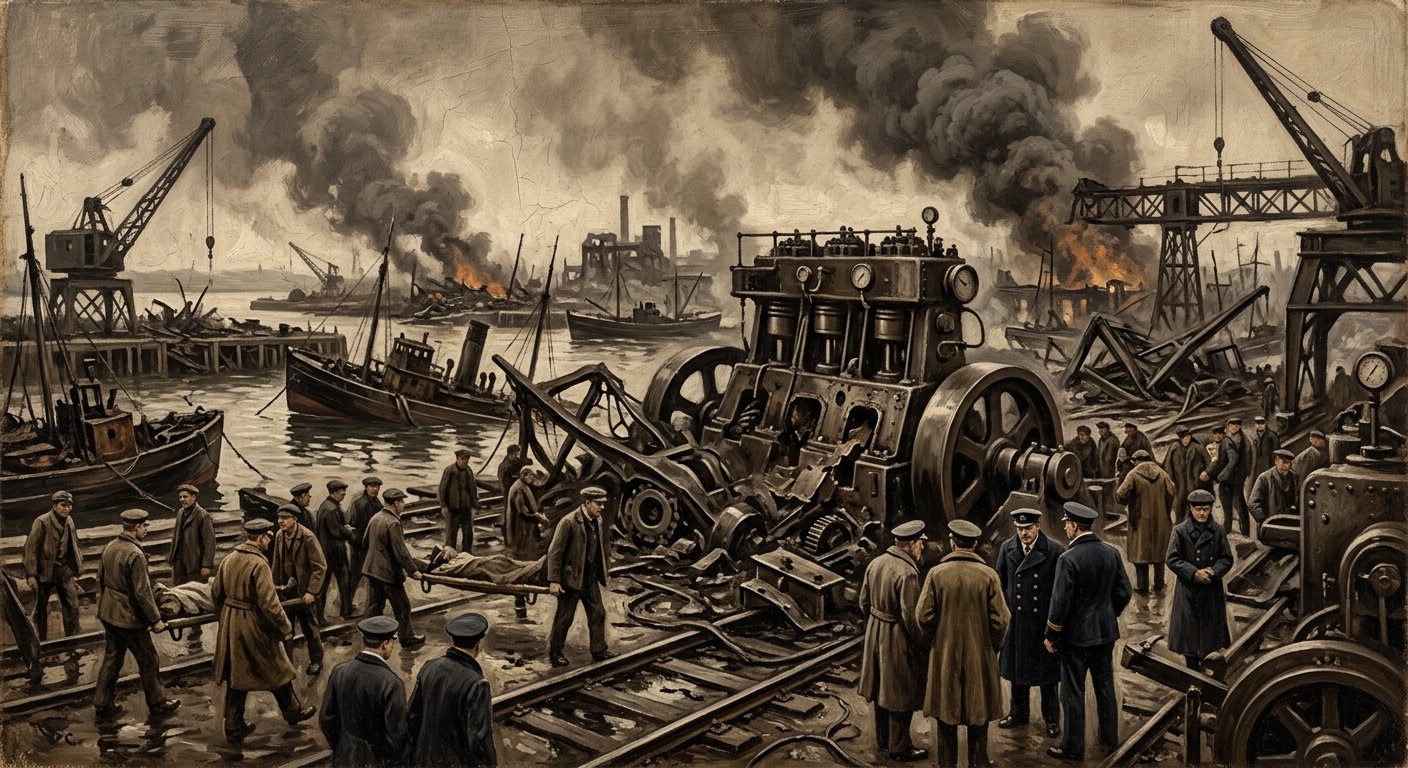 Black Start Catastrophe — Black Start Catastrophe, rendered as oil-painting.