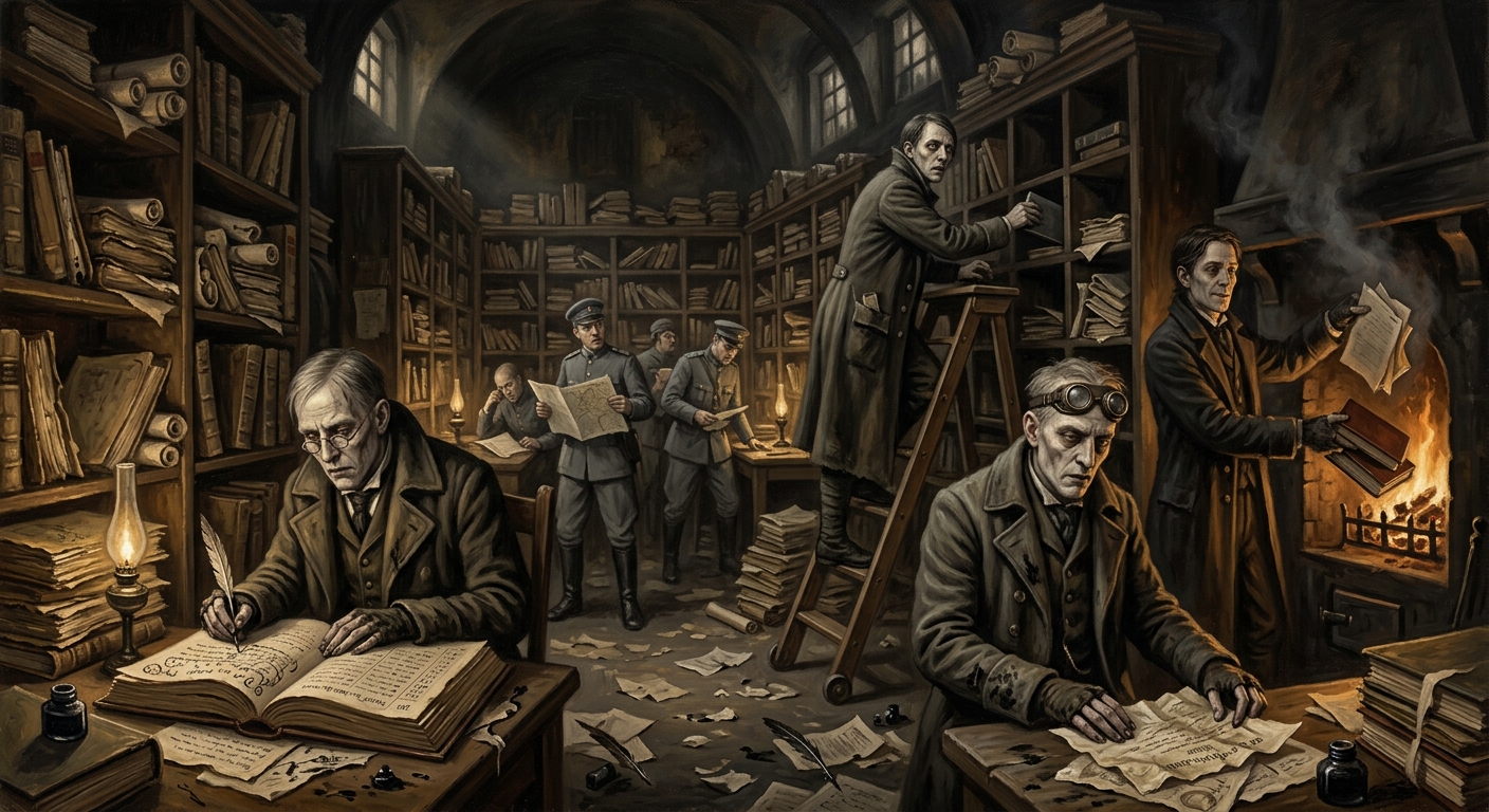 Ash Registrars — Ash Registrars, rendered as oil-painting.