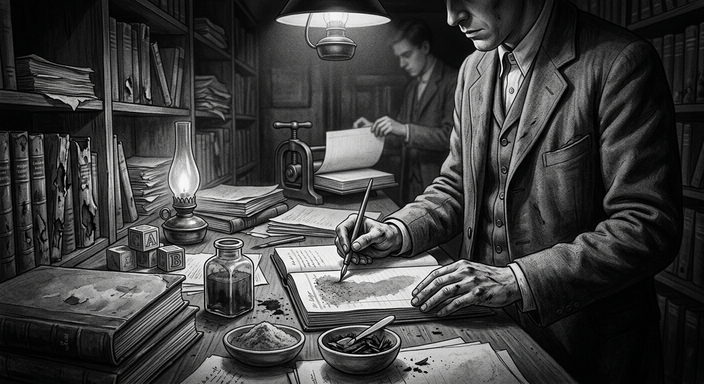 Ash Registrars — On the Ash in the Ink, rendered as photograph.