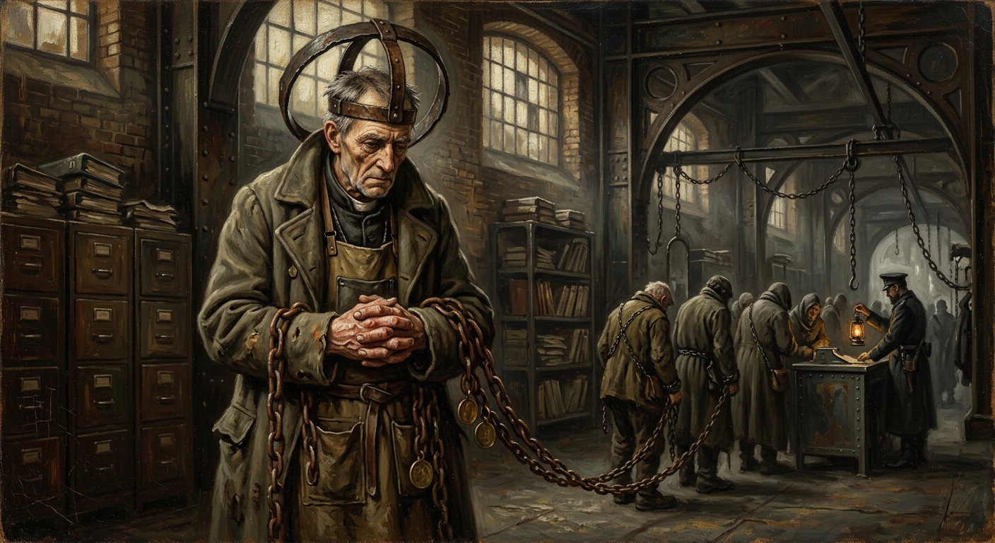 Saint Varric of the Twelve Blisters — Saint Varric of the Twelve Blisters, rendered as oil-painting.