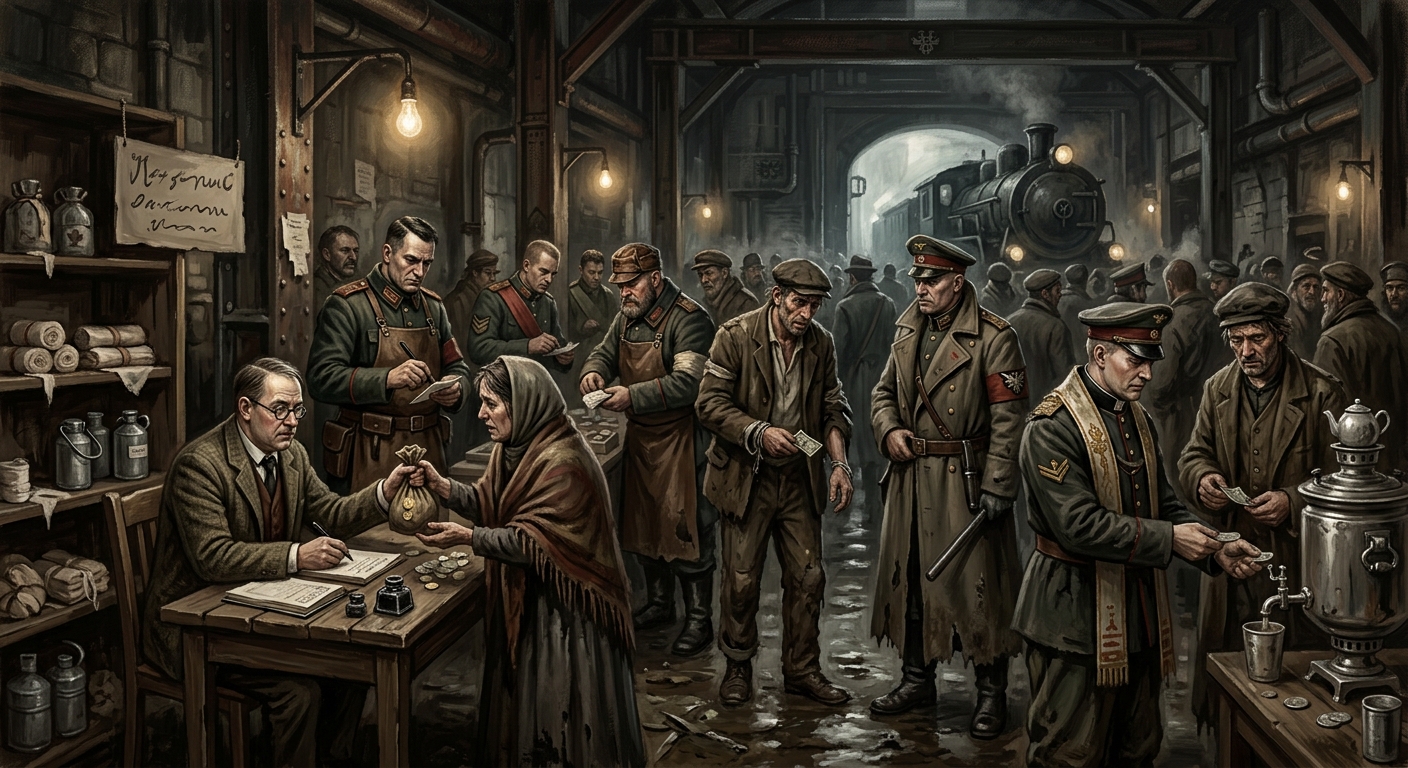 Road-Mercy Scandal — Road-Mercy Scandal, rendered as oil-painting.