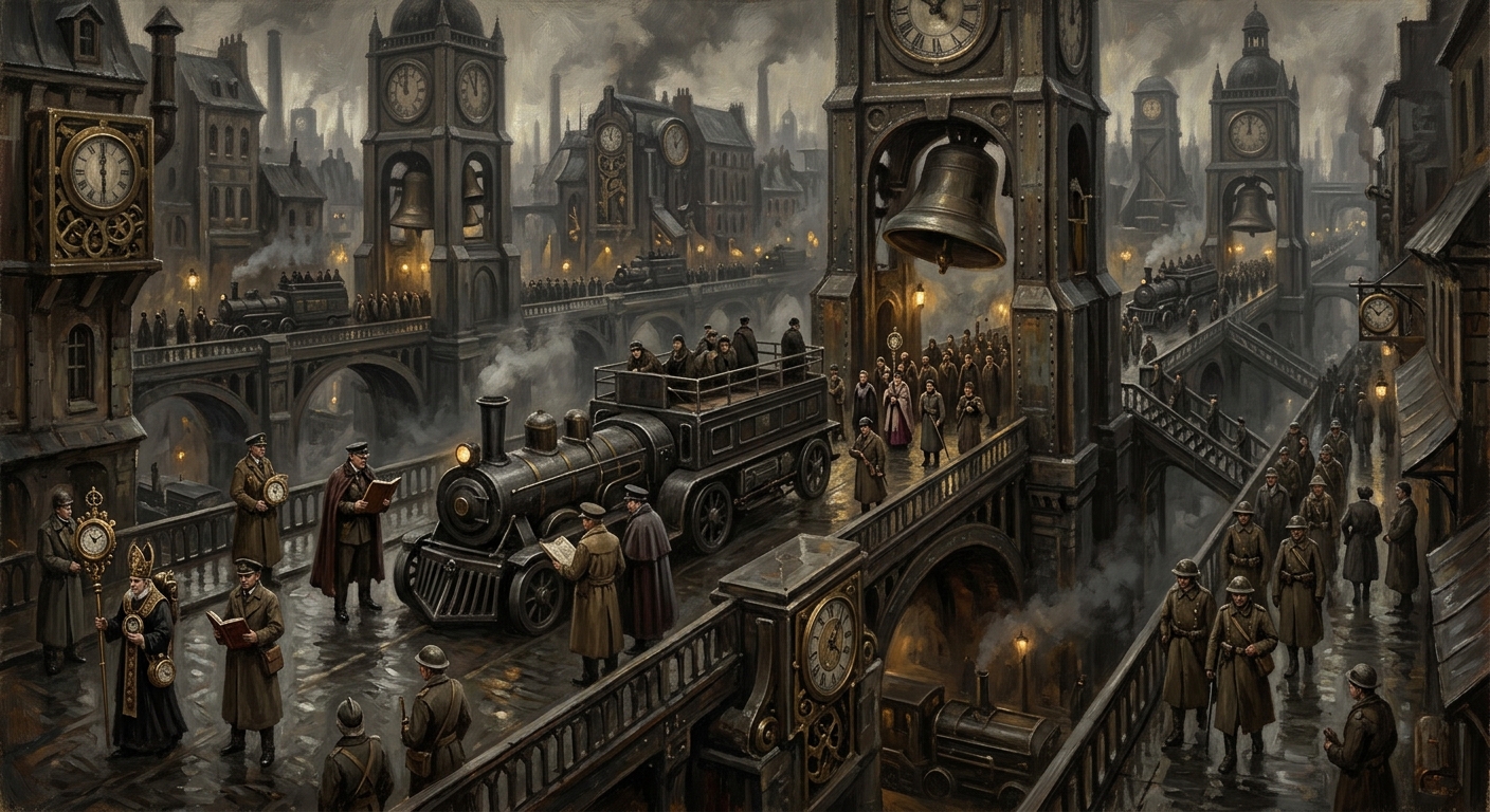 Route-Timing Concordat — Route-Timing Concordat, rendered as oil-painting.