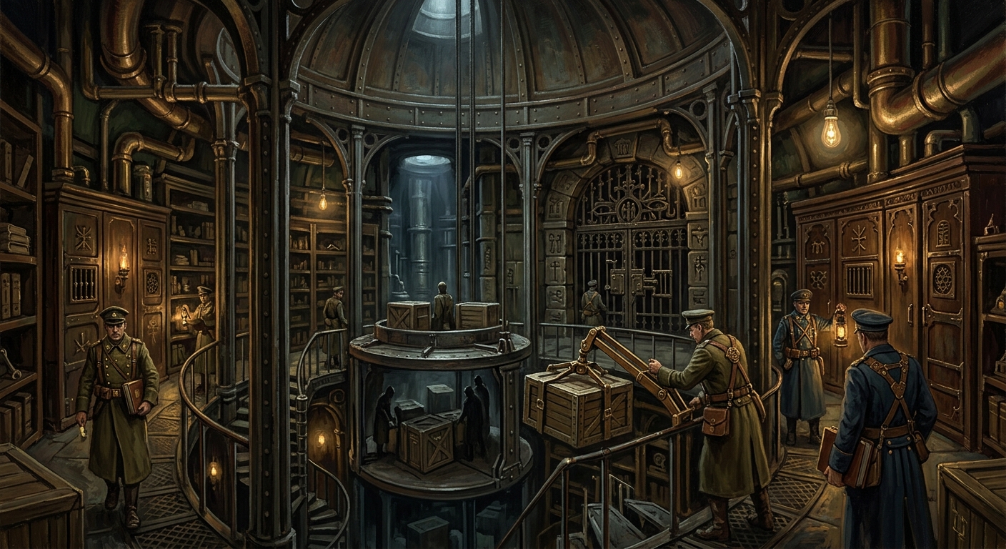 Vault of Sacred Custody — Vault of Sacred Custody, rendered as oil-painting.