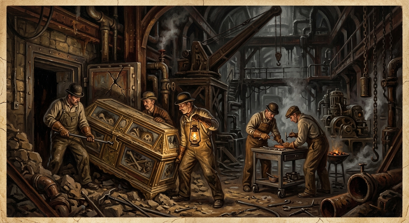 Shadow Pullers — Shadow Pullers, rendered as oil-painting.