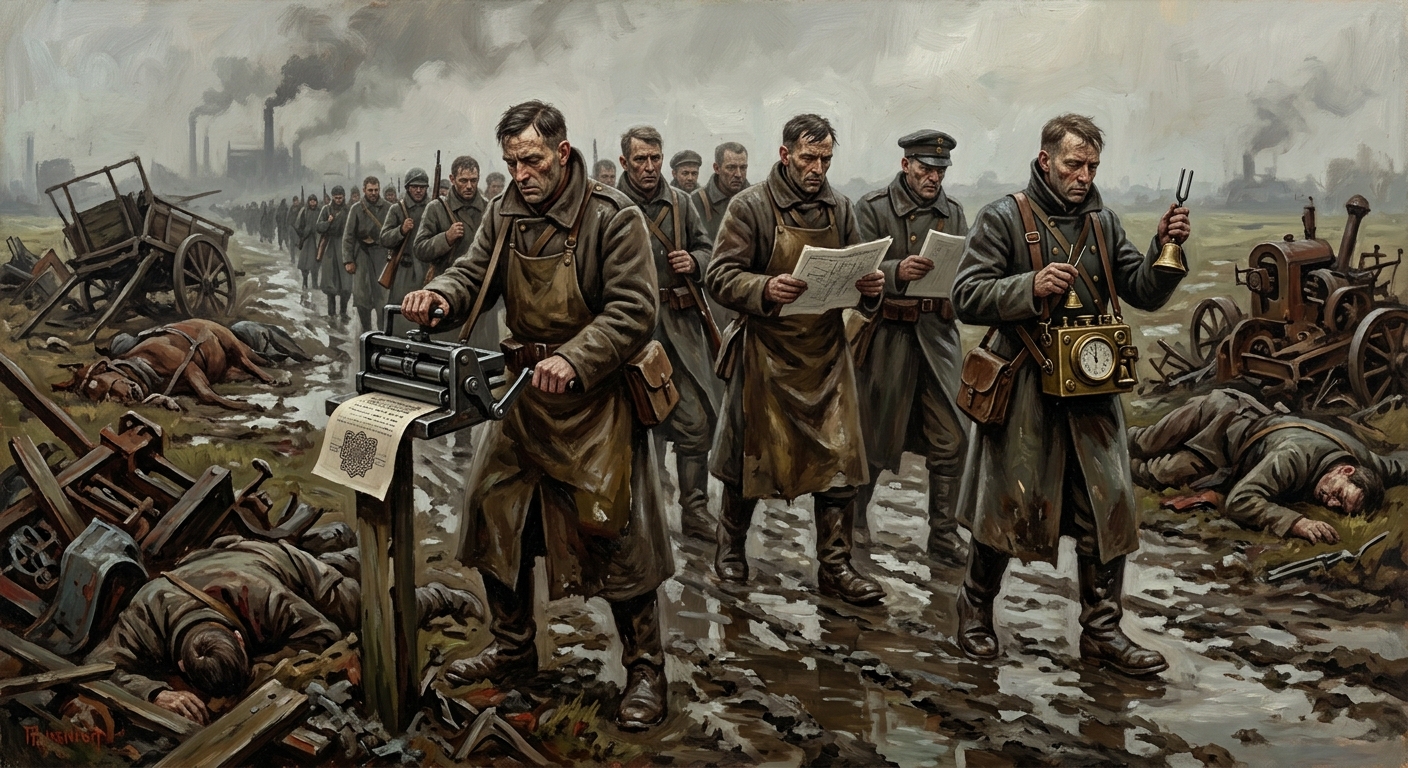 Cadence Purists — Cadence Purists, rendered as oil-painting.