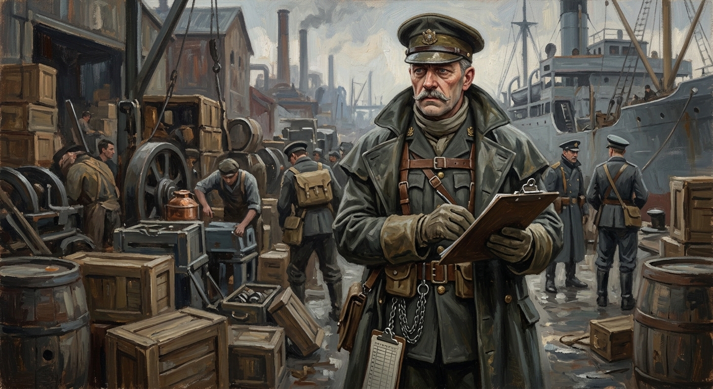 Bailiff-Captain Sable Rook — Bailiff-Captain Sable Rook, rendered as oil-painting.