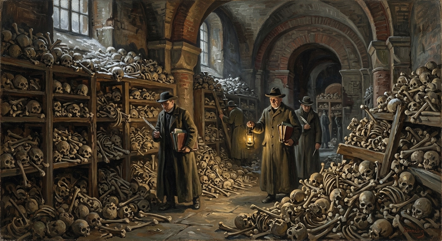 Ossuary Overflow Winters — Ossuary Overflow Winters, rendered as oil-painting.