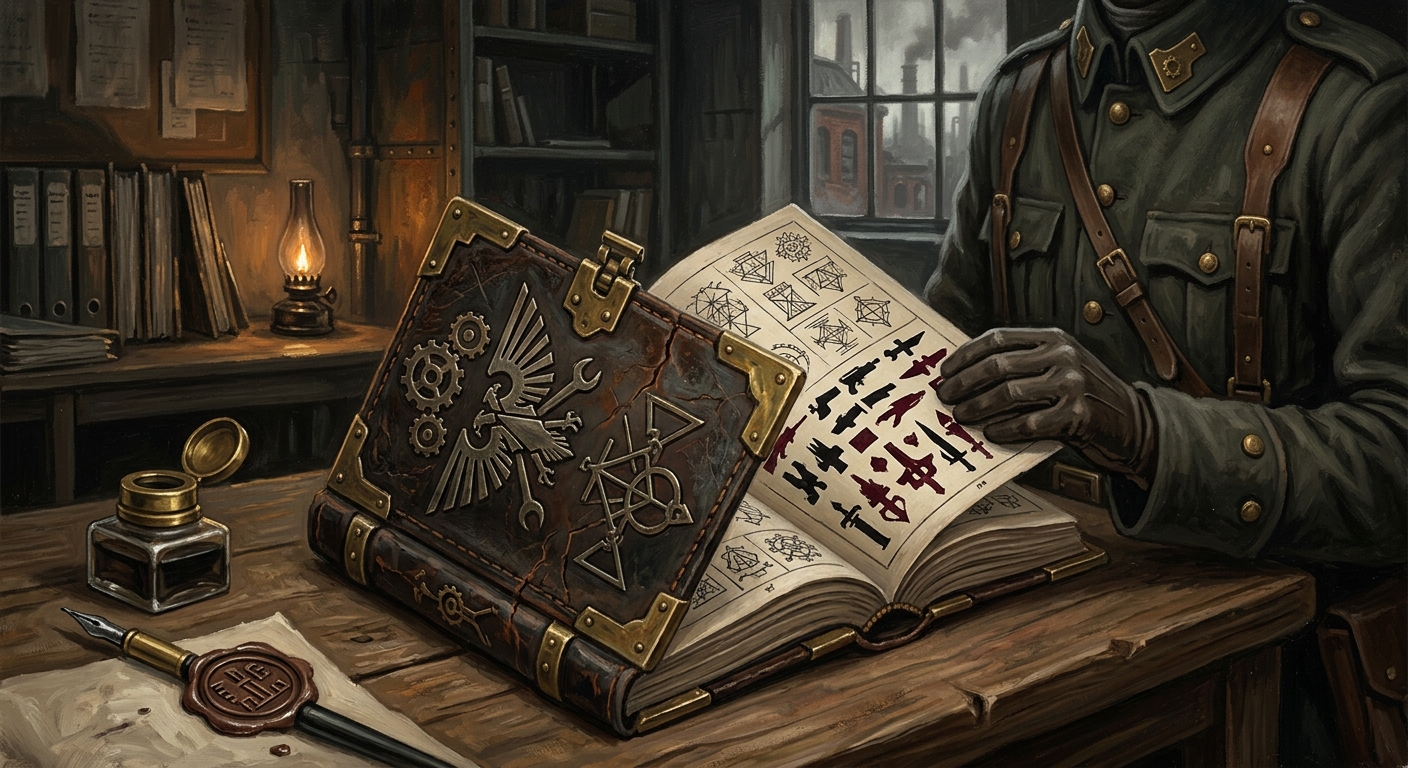 Codex of Permitted Symbols — Codex of Permitted Symbols, rendered as oil-painting.
