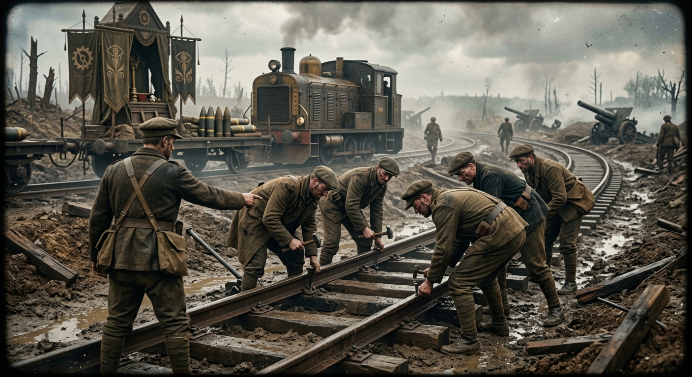 Military Track Corps — On Voluntariness and Other Polite Frauds, rendered as photograph.