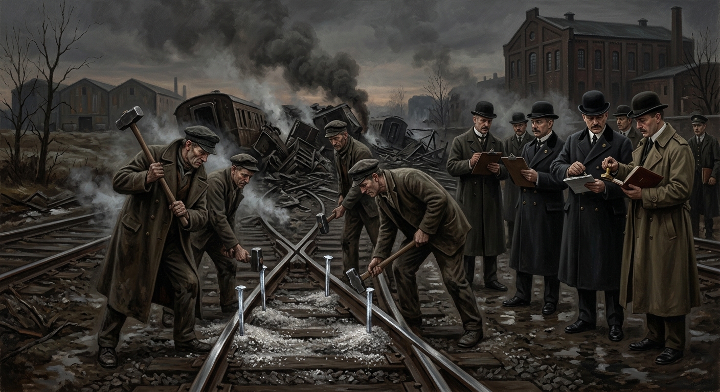 Devil's Joint Incident A.S. 147 — Devil's Joint Incident A.S. 147, rendered as oil-painting.