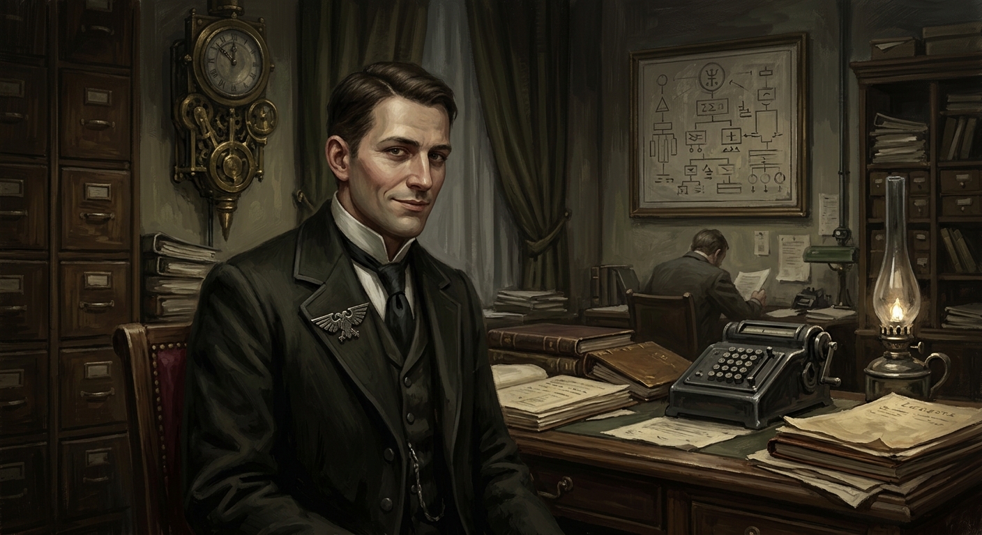 Lutz Brennan — Lutz Brennan, rendered as oil-painting.