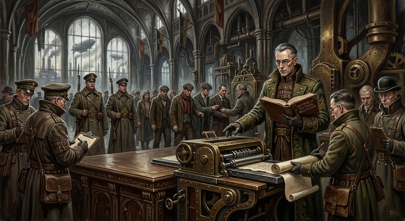 Doctrine of Doctrinal Nullification — Doctrine of Doctrinal Nullification, rendered as oil-painting.