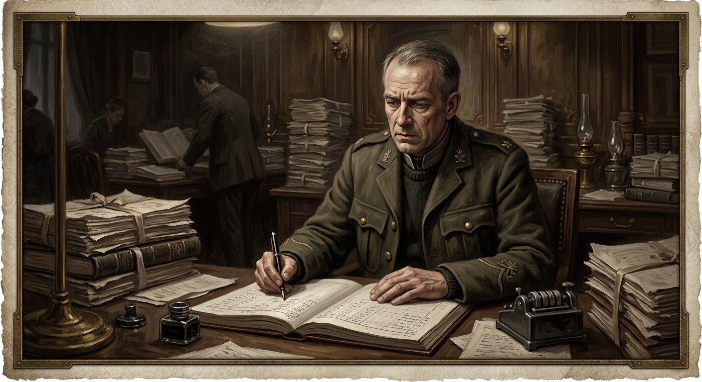 Assessor-General Kaethus Brenn — Assessor-General Kaethus Brenn, rendered as oil-painting.