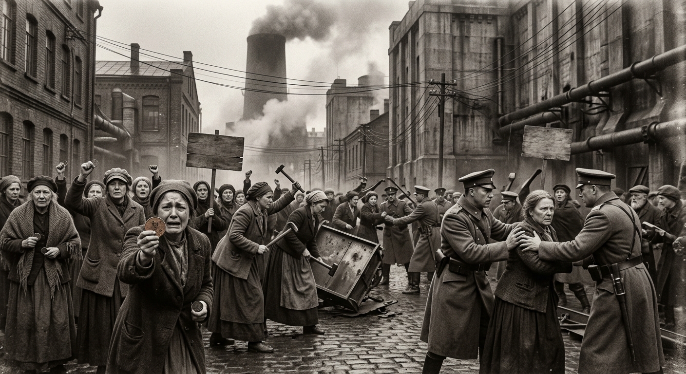 The Widow Riot — On Directive 91-B, rendered as photograph.