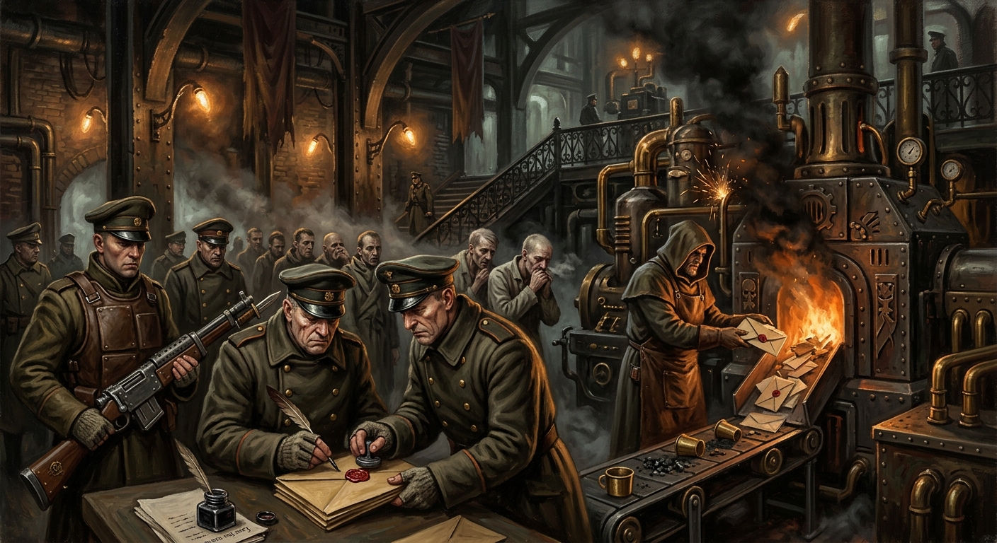Contradiction Doctrine — Contradiction Doctrine, rendered as oil-painting.