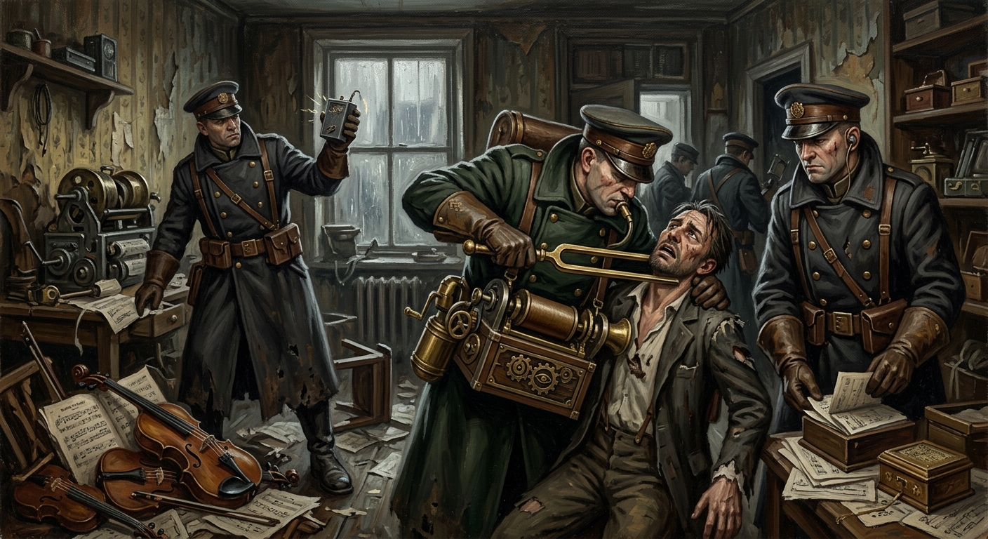 Tone Inquisitors — Tone Inquisitors, rendered as oil-painting.