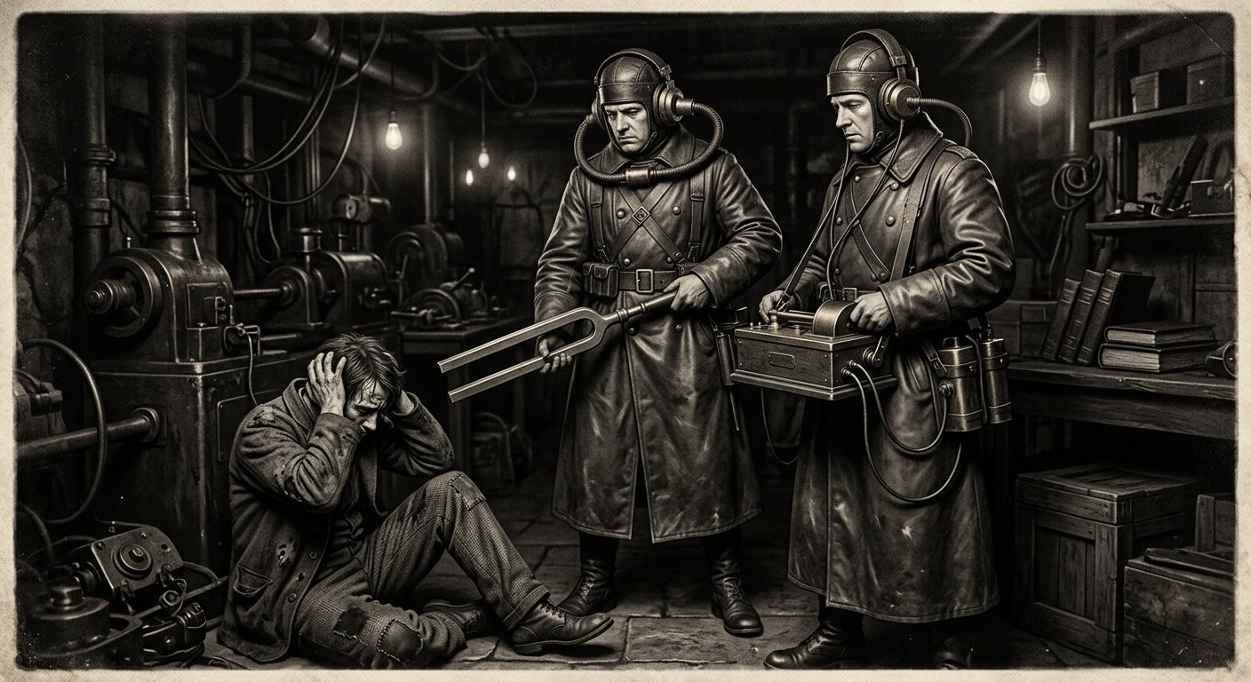 Tone Inquisitors — On Their Constitution from Failed Engineers, rendered as photograph.
