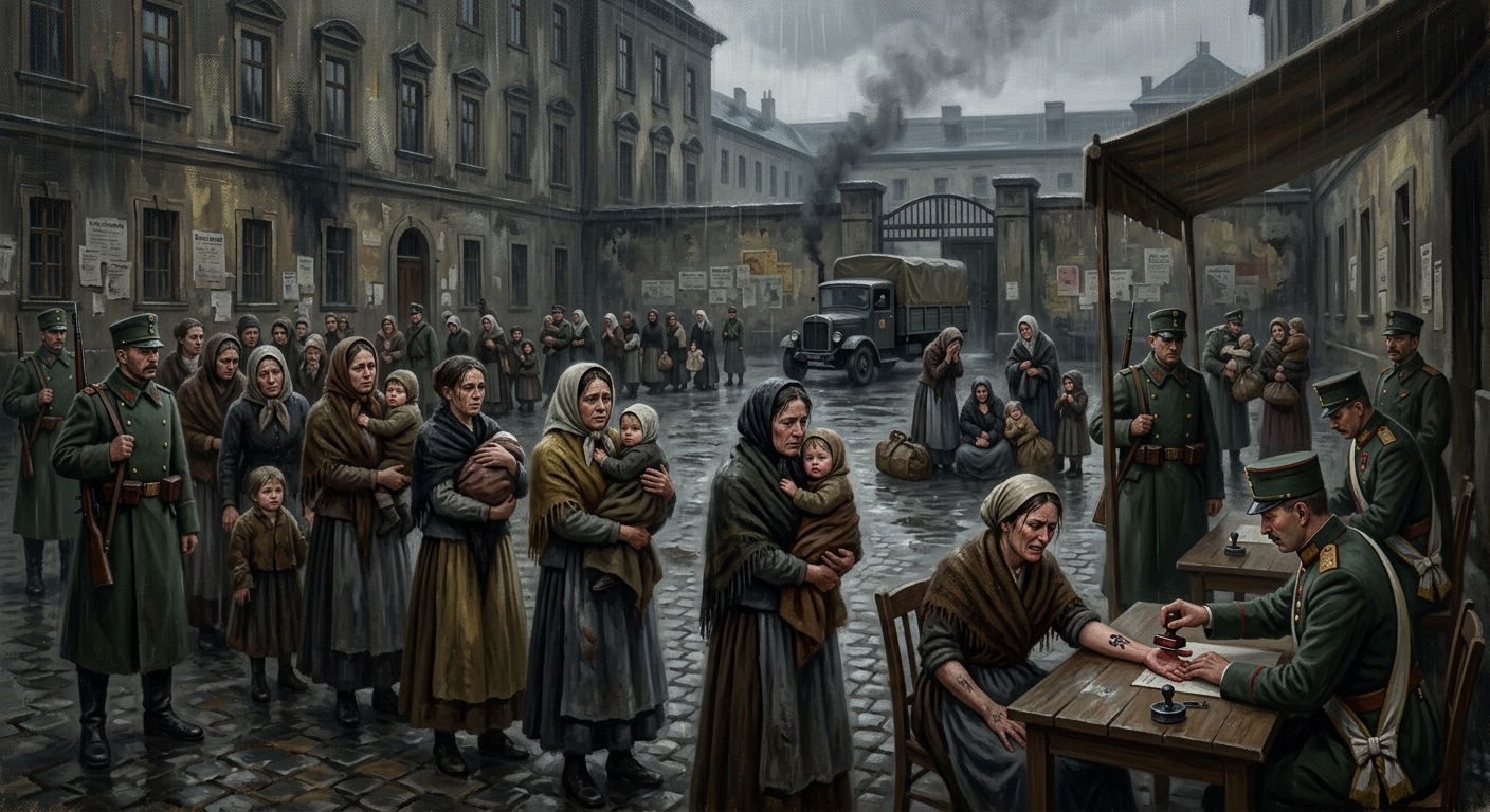 Vienna Incident A.S. 112 — Vienna Incident A.S. 112, rendered as oil-painting.