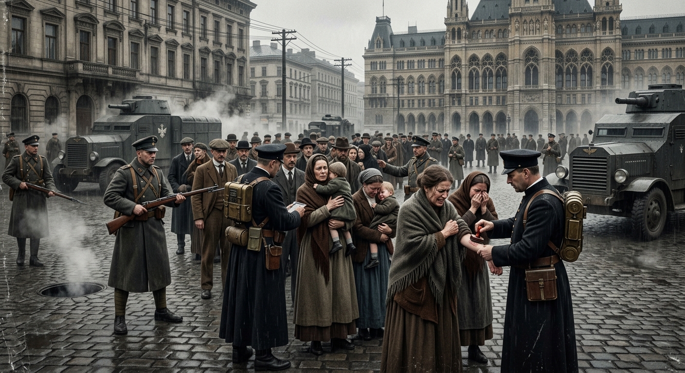 Vienna Incident A.S. 112 — On Vienna Before the Sweep, rendered as photograph.