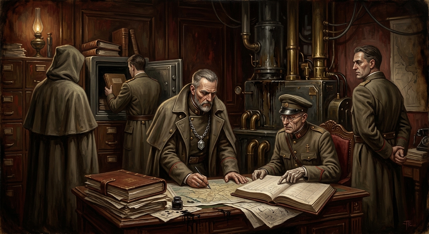 Inquisitor-Pragmatists — Inquisitor-Pragmatists, rendered as oil-painting.