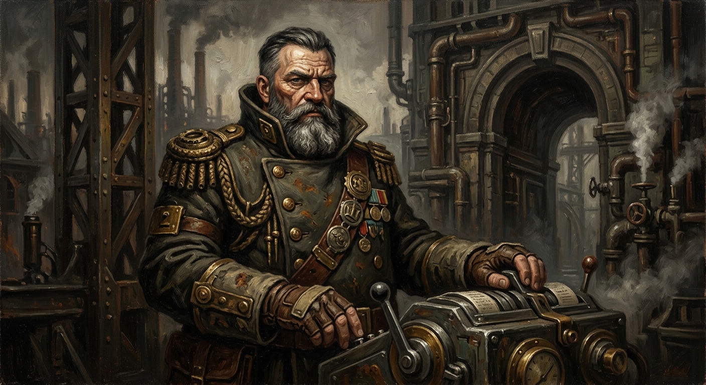 Charter Baron Gruhl — Charter Baron Gruhl, rendered as oil-painting.