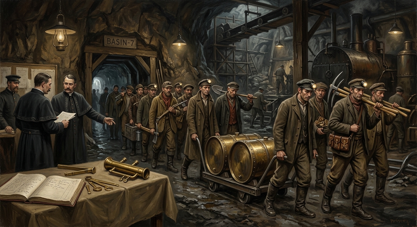 Quiet Basin Incident — Quiet Basin Incident, rendered as oil-painting.