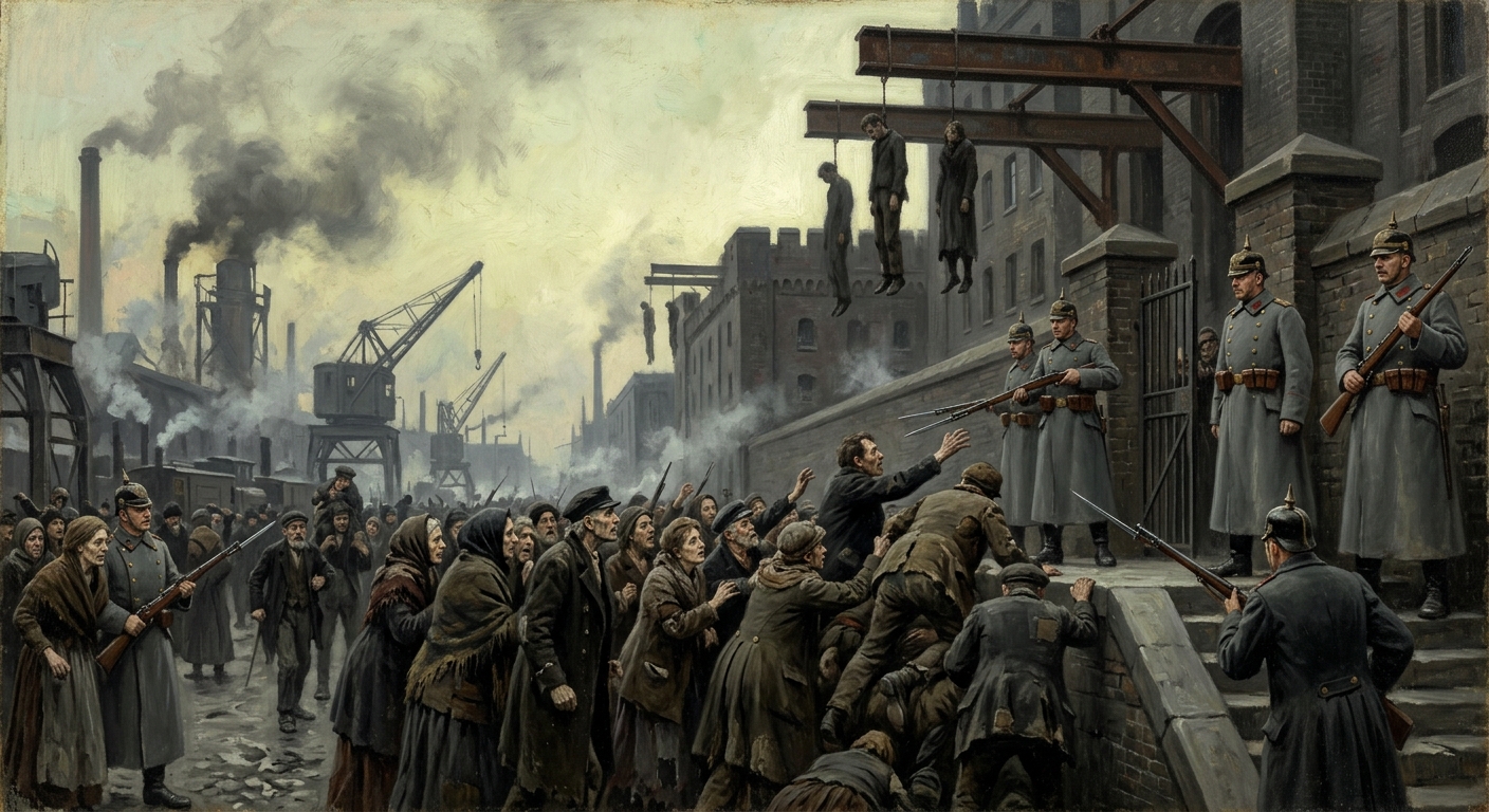 Famine of A.S. 65 — Famine of A.S. 65, rendered as oil-painting.