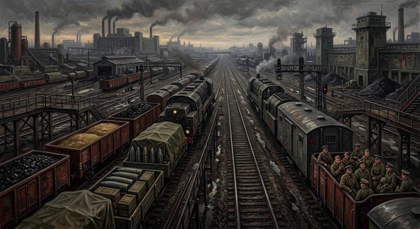 Hamburg-Kanzleiburg Line — Hamburg-Kanzleiburg Line, rendered as oil-painting.