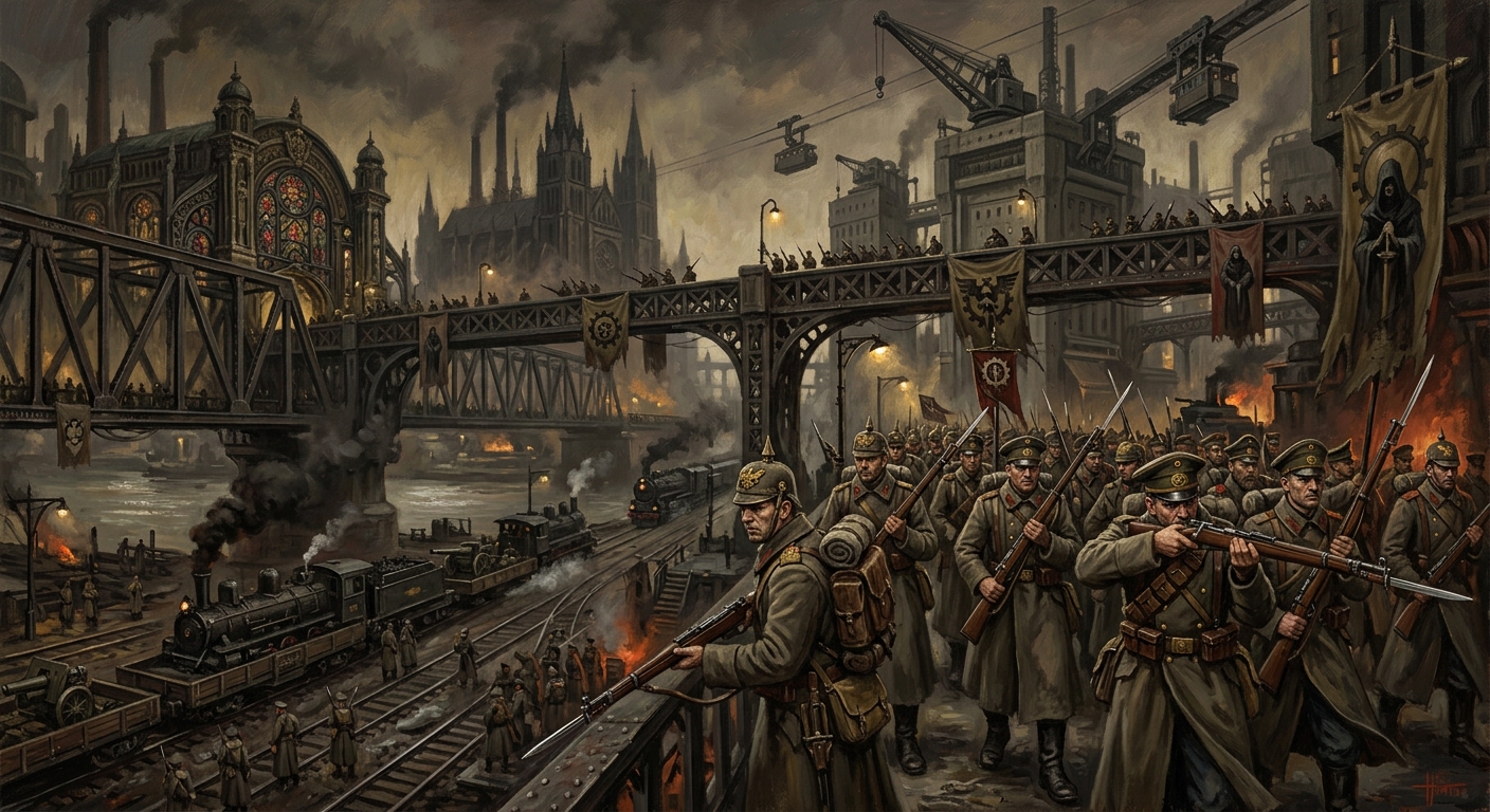Warsaw Standing Brigade — Warsaw Standing Brigade, rendered as oil-painting.