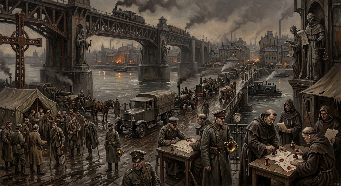 Bratislava — Bratislava, rendered as oil-painting.