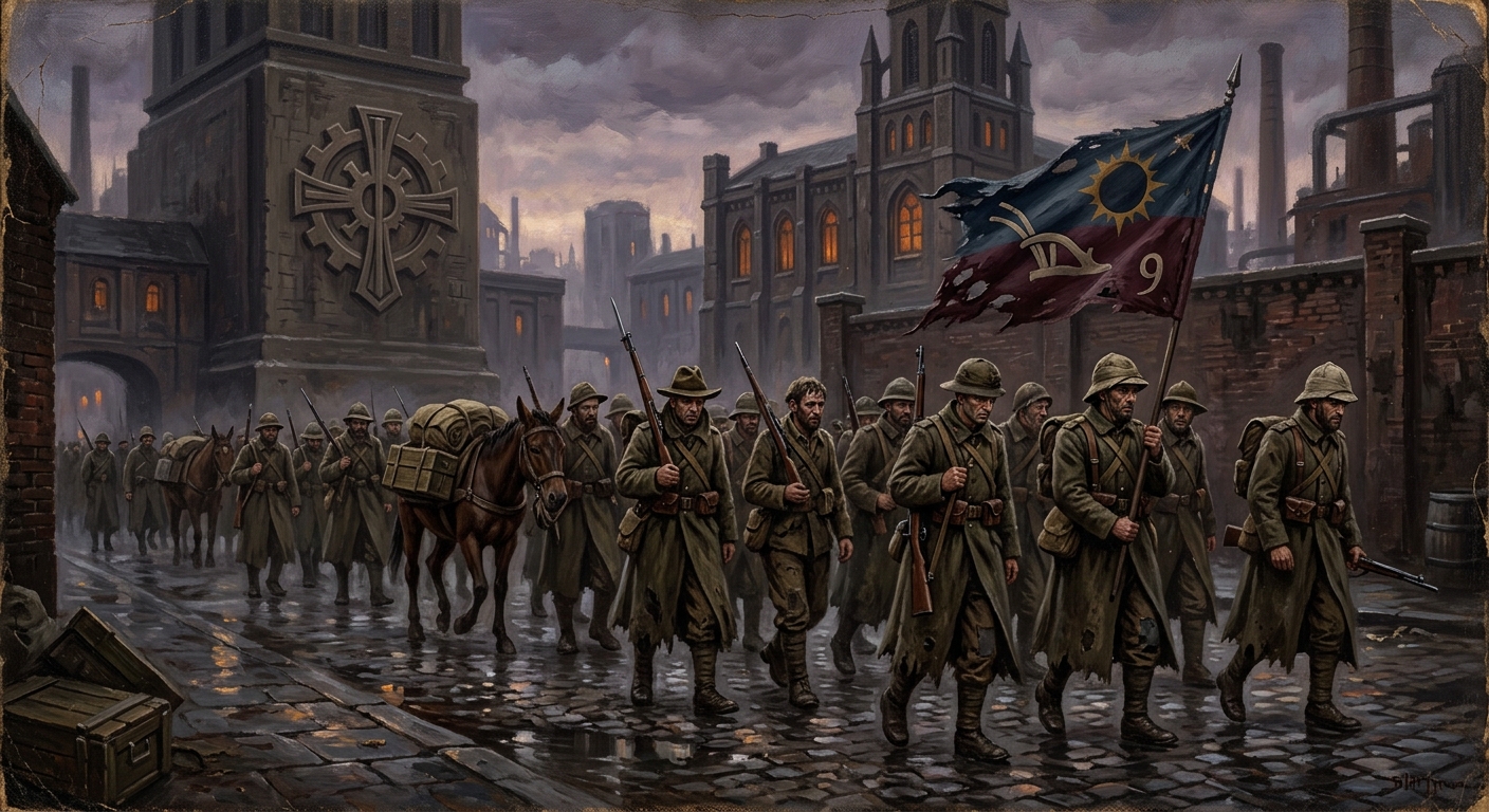 9th Southern Levy Division — 9th Southern Levy Division, rendered as oil-painting.