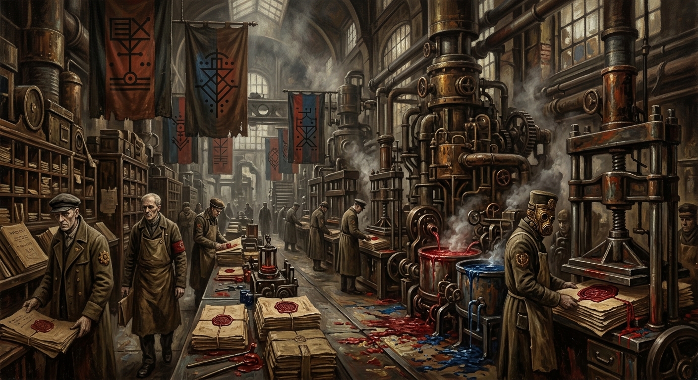 Hall of Seals — Hall of Seals, rendered as oil-painting.