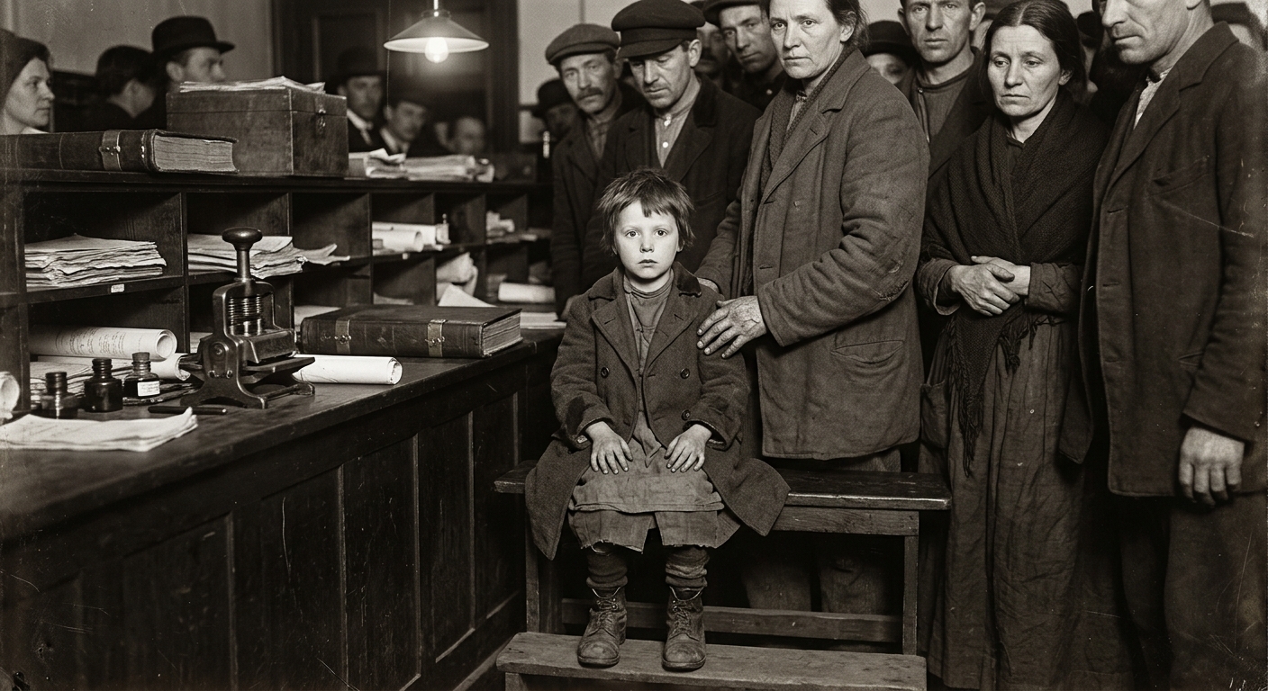 The Pale Kin — On the Child Before the Stamp, rendered as photograph.
