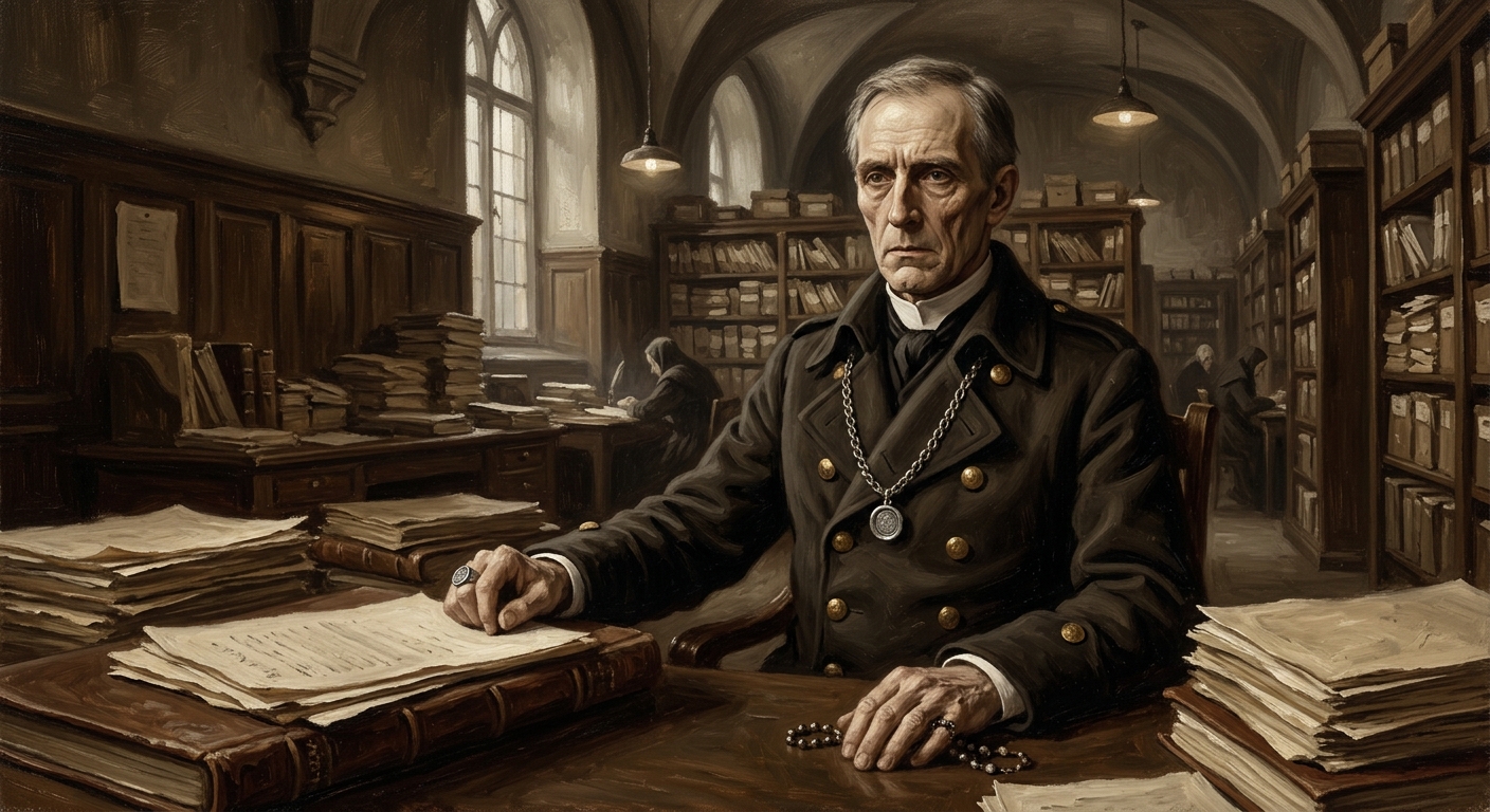 Prior-Scribe Erem Vale — Prior-Scribe Erem Vale, rendered as oil-painting.
