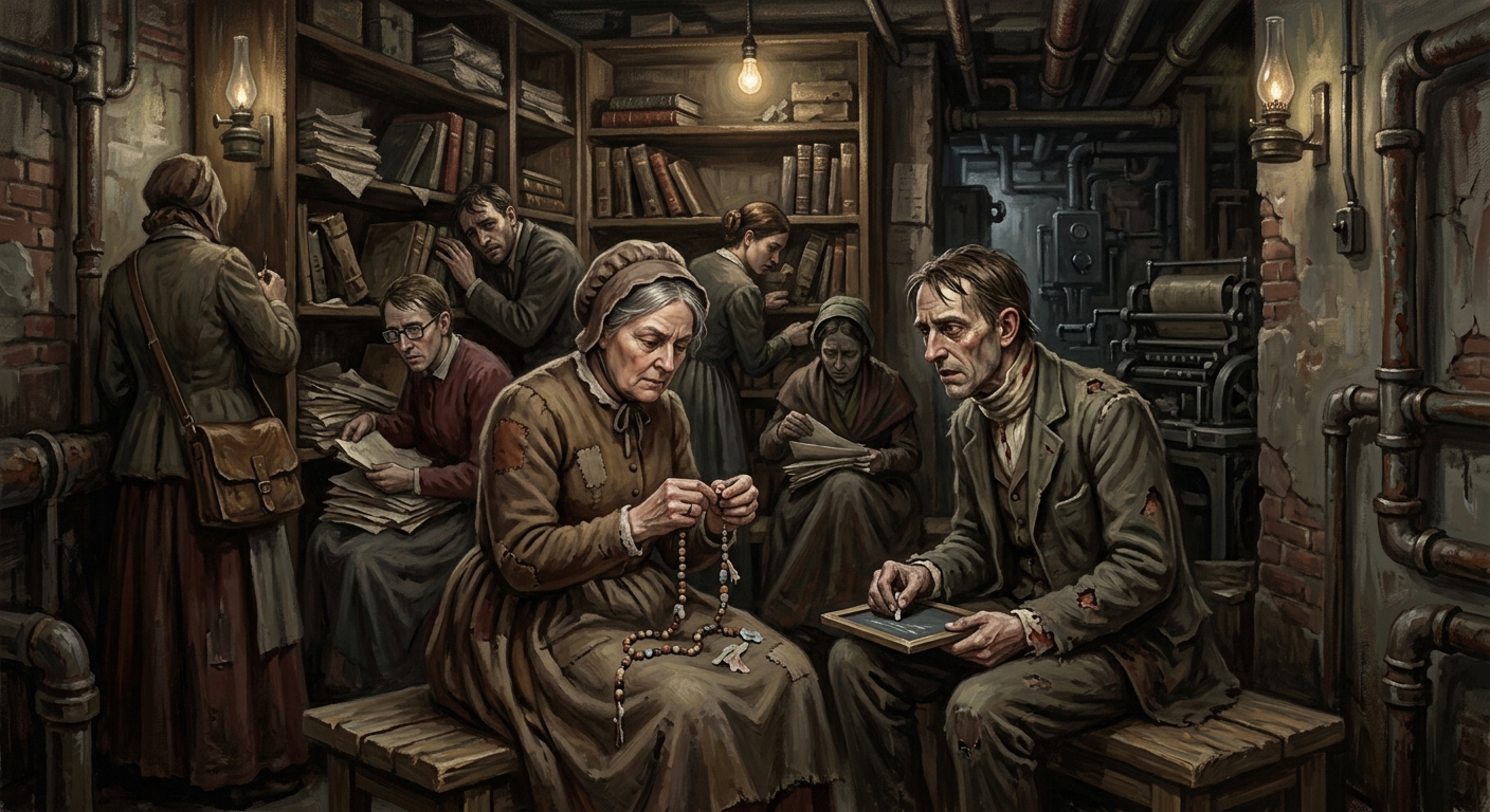 Quiet Thread — Quiet Thread, rendered as oil-painting.