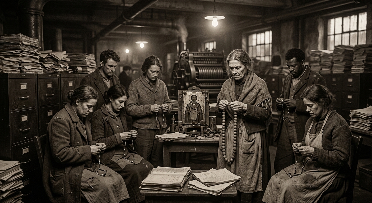 Quiet Thread — On Origin Among the Miscounted, rendered as photograph.