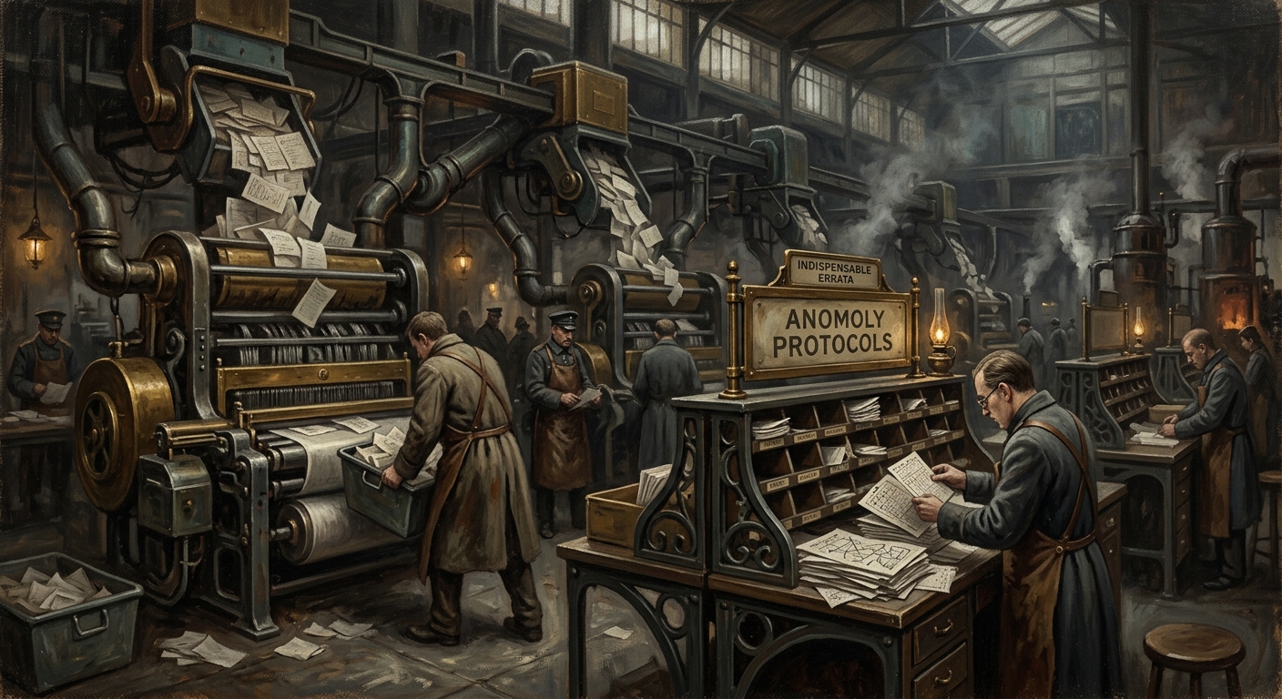 Anomoly Protocols — Anomoly Protocols, rendered as oil-painting.