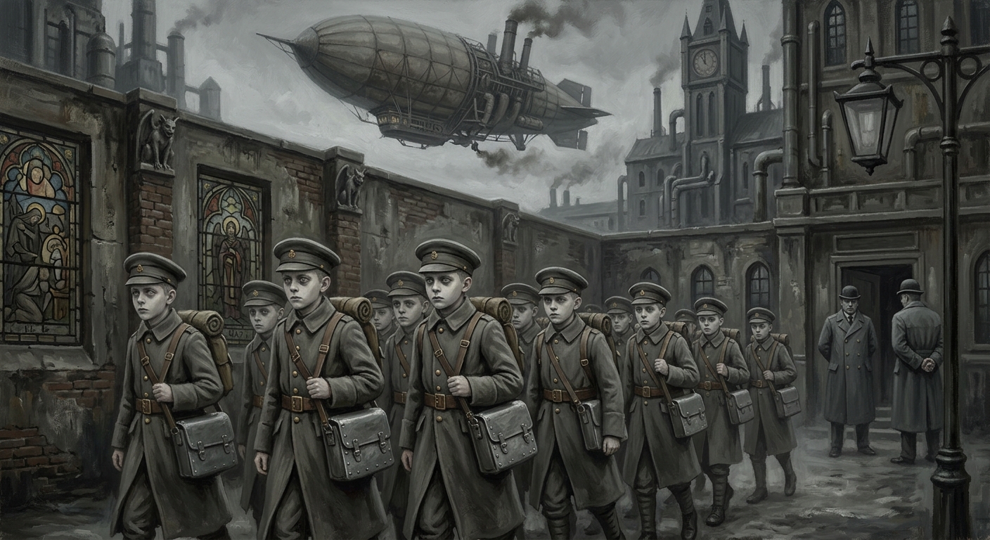 The Greyling Cohort — The Greyling Cohort, rendered as oil-painting.