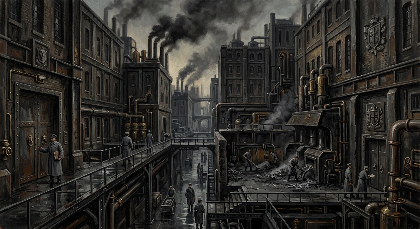 Mortuary Black — Mortuary Black, rendered as oil-painting.