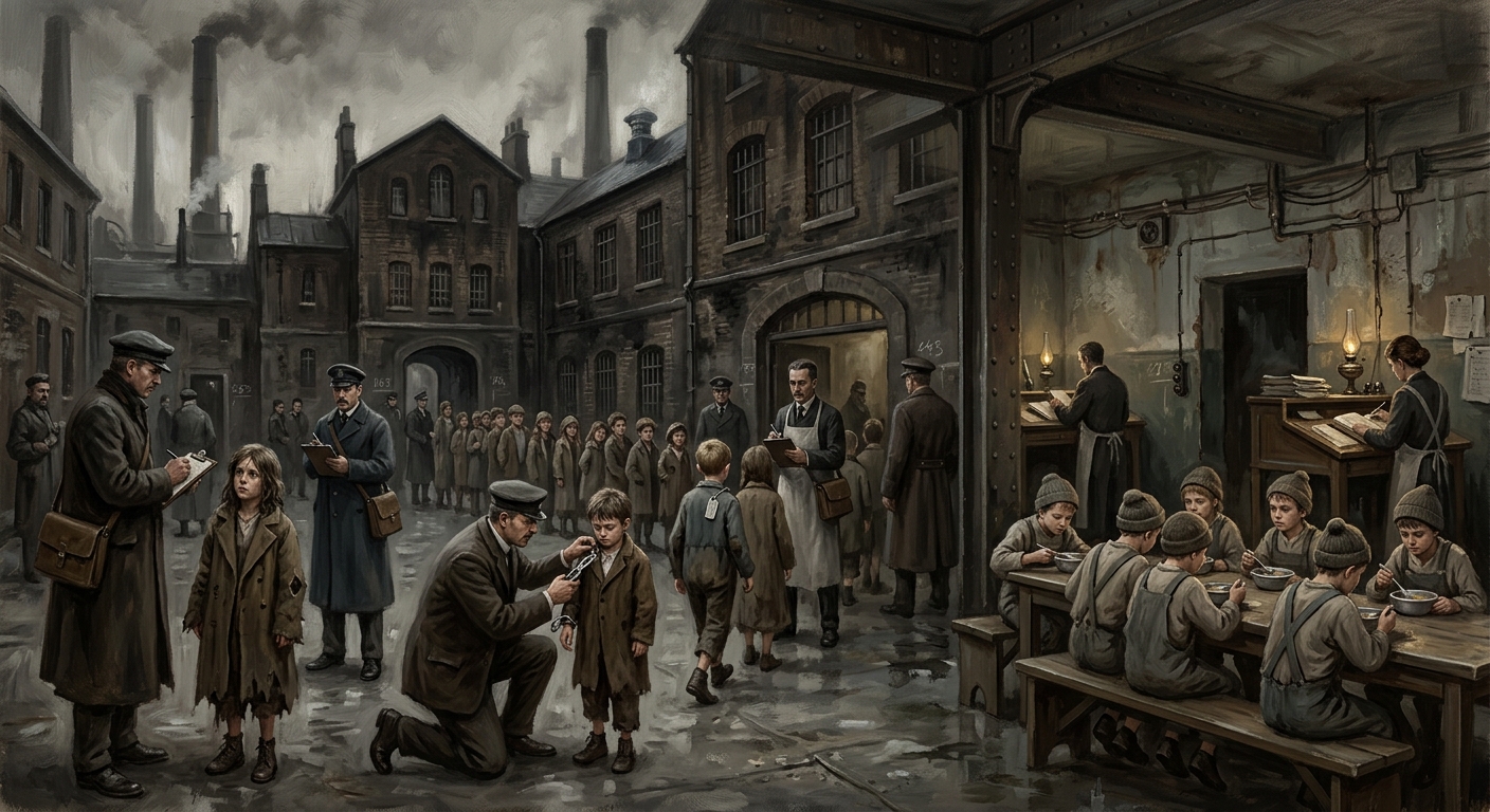 The Orphanarium — The Orphanarium, rendered as oil-painting.