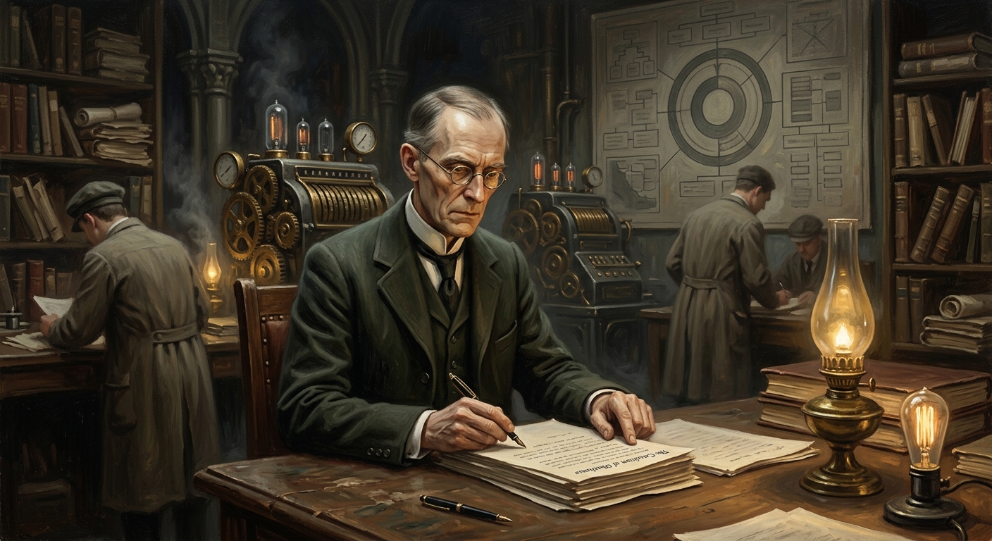 Exegete Hallam — Exegete Hallam, rendered as oil-painting.