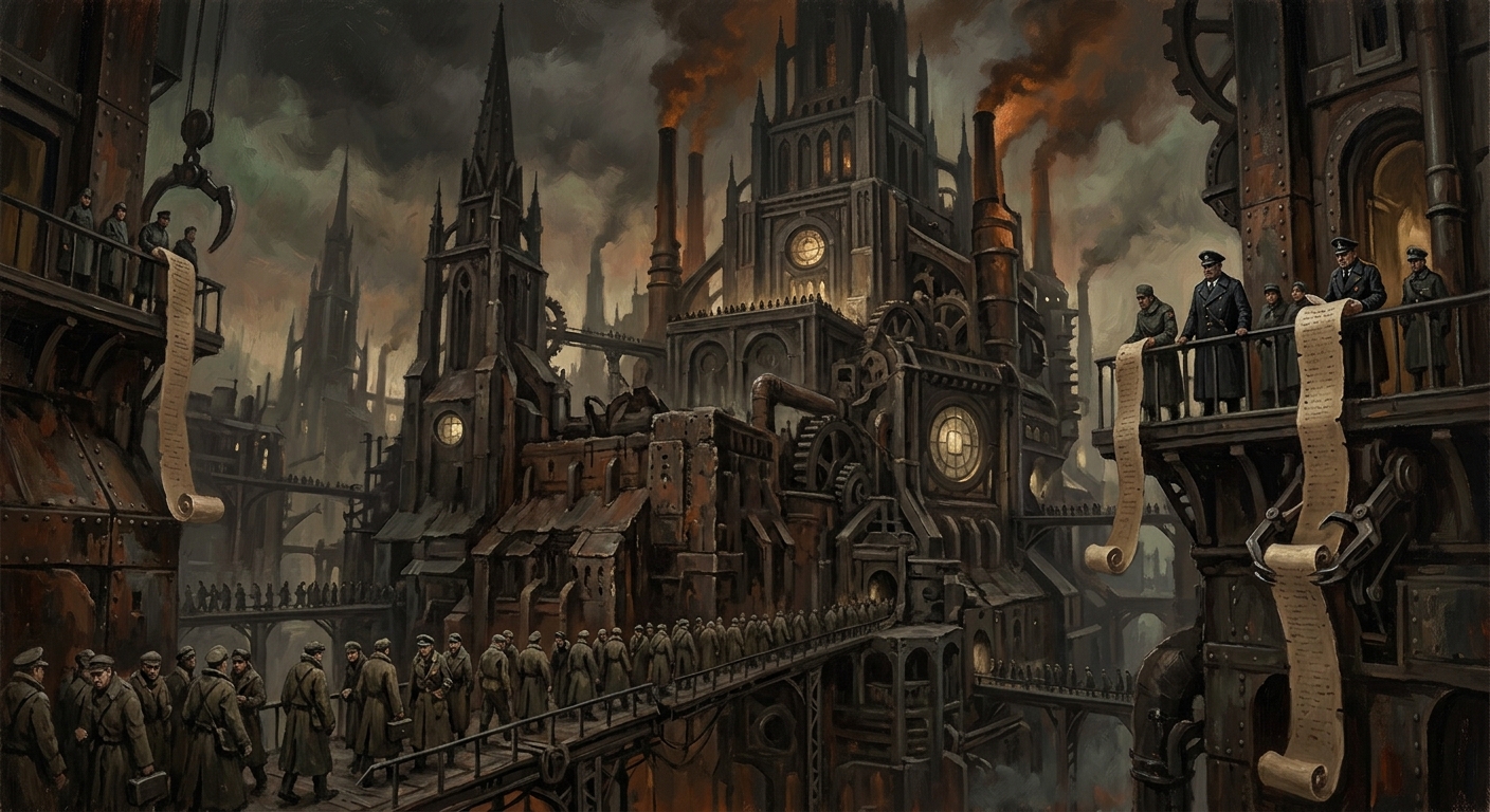 Dossier Vermillion — Dossier Vermillion, rendered as oil-painting.