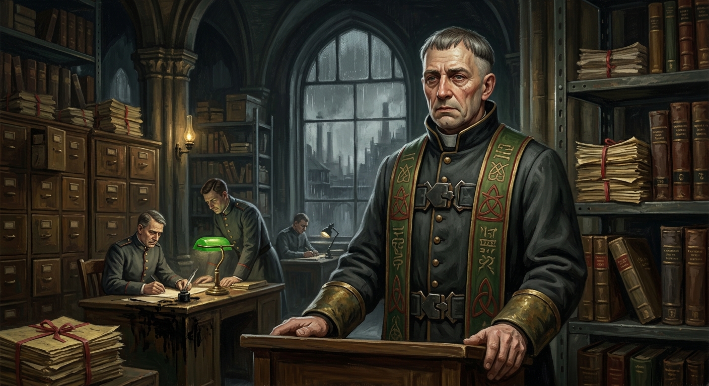 Father Gaël of Dinan — Father Gaël of Dinan, rendered as oil-painting.